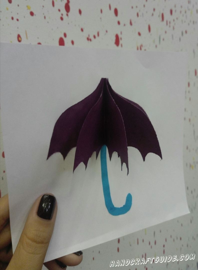 поделка для детей зонтик