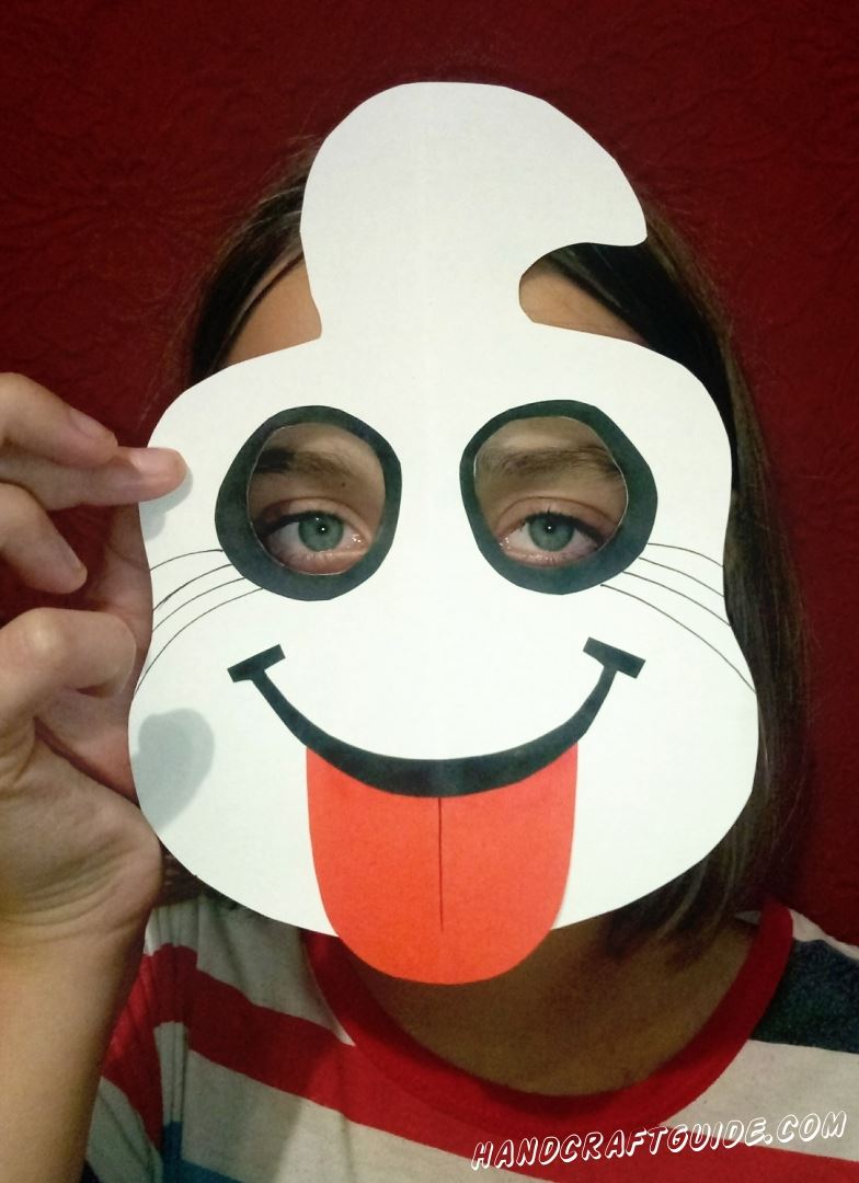  детская маска приведения на хэллоуин