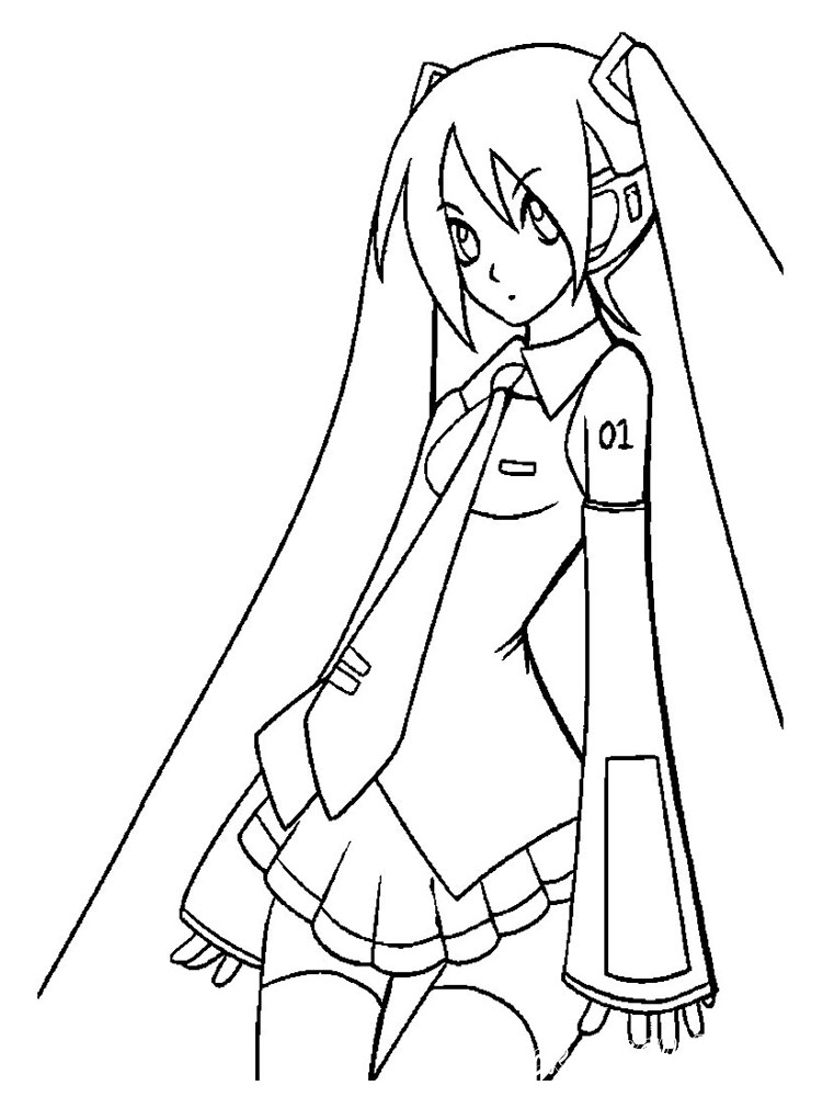 Coloring page from Anime   Coloring Pages, Anime, for 5 years kids ...