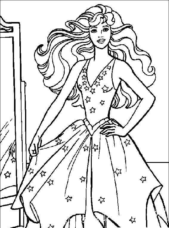 Barbie and friends part 2 - Coloring Pages, Cartoons, for 5 years kids