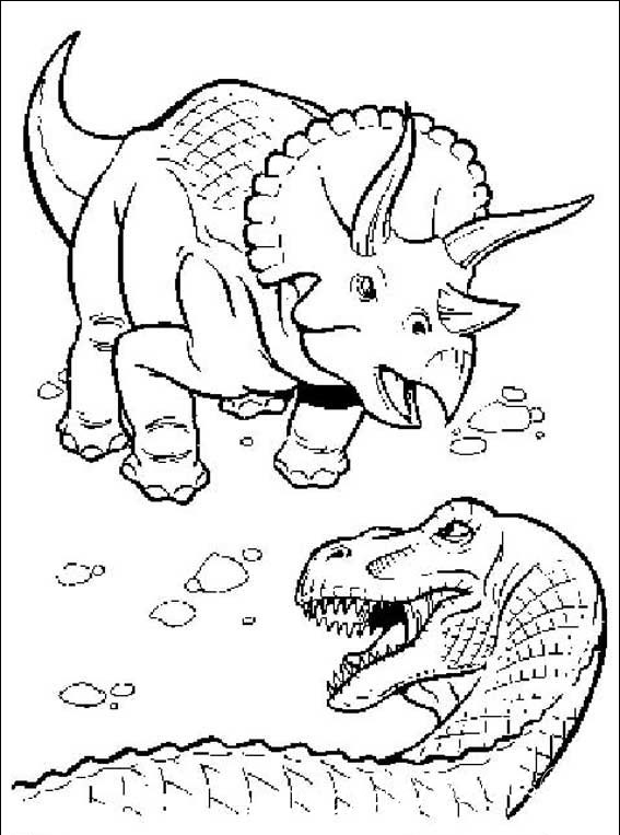 раскраски динозавры для малышей