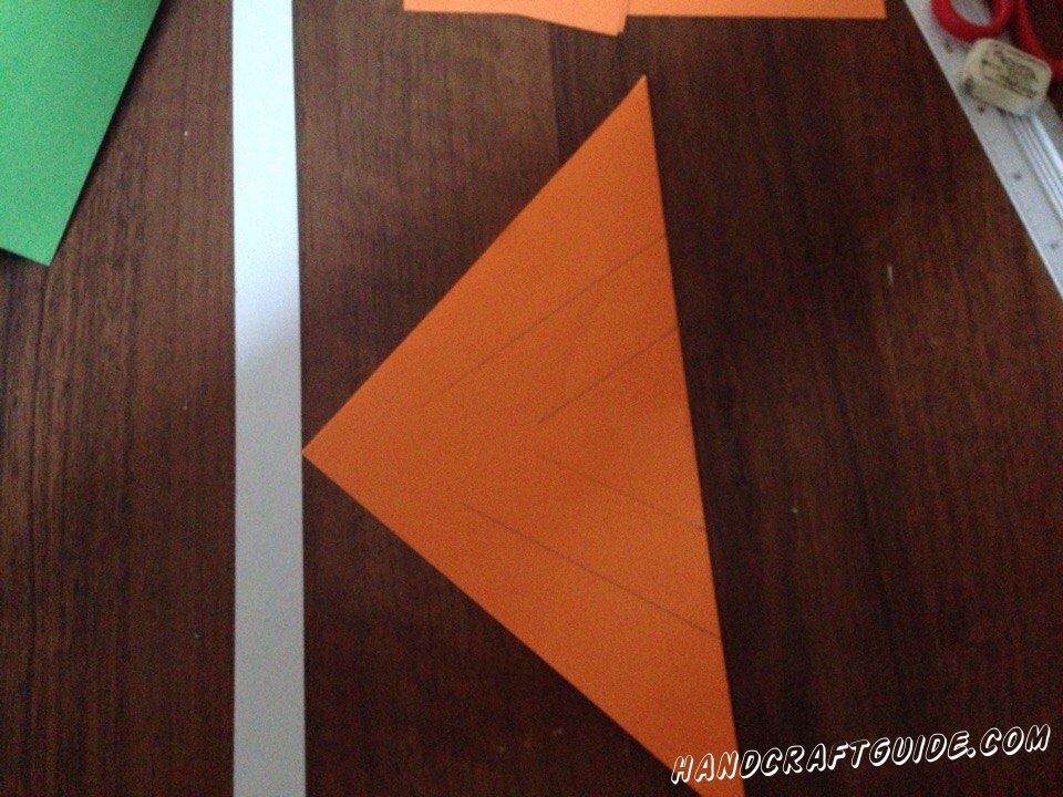 Cut a square and it is composed of a triangle