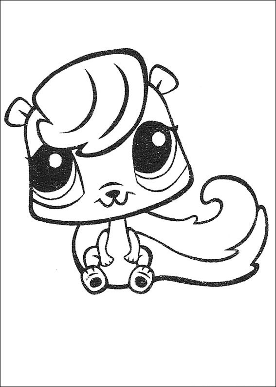 Littlest Pet Shop - Coloring Pages, Cartoons, for 5 years kids