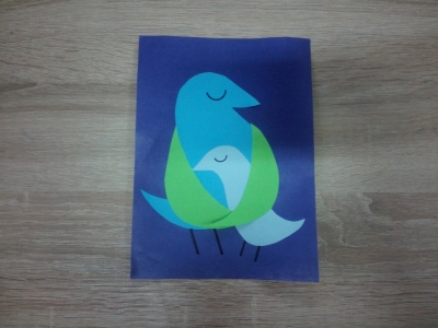Давайте сделаем замечательную поделку с птичками из цветной бумаги, прямо сейчас.