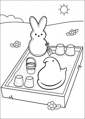 Peeps are marshmallow candies, sold in the United States and Canada, that are shaped into chicks, bunnies, and other animals